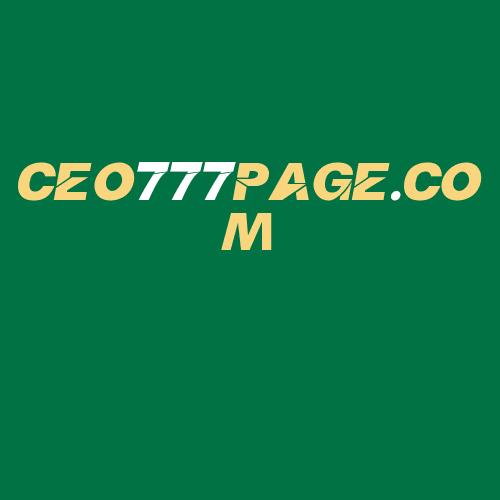 Logo da CEO777PAGE